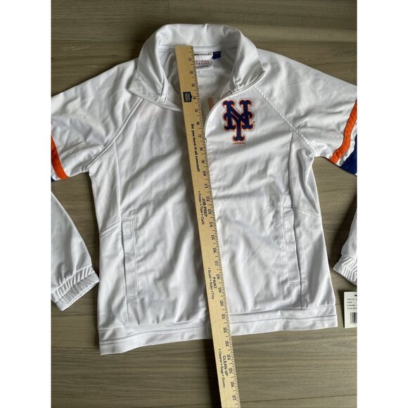 New York Mets‎ G-III Carl Banks Track Jacket Womens Full Zip Small Rhinestones - Picture 7 of 16